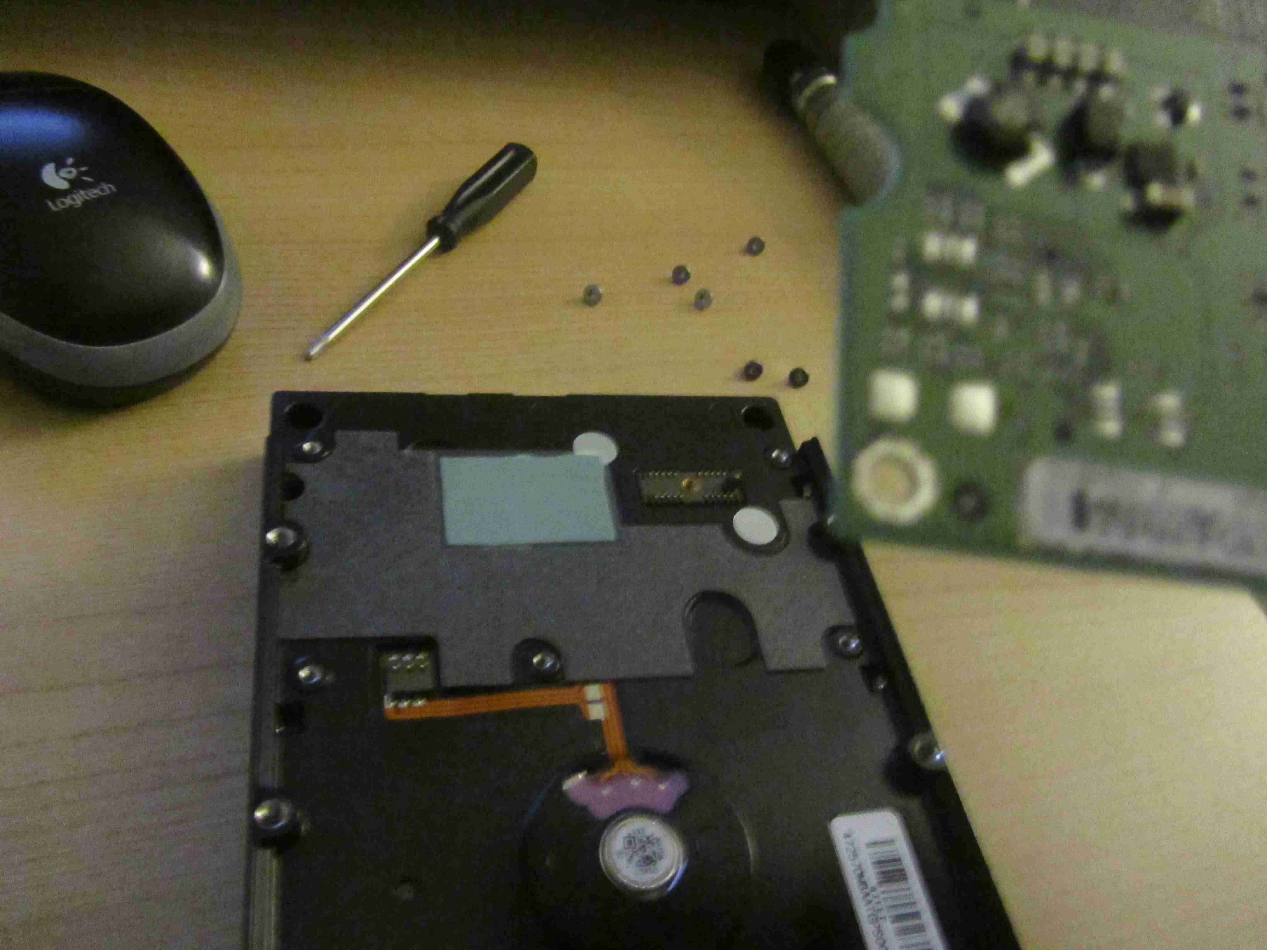 Old Circuit Board Removed