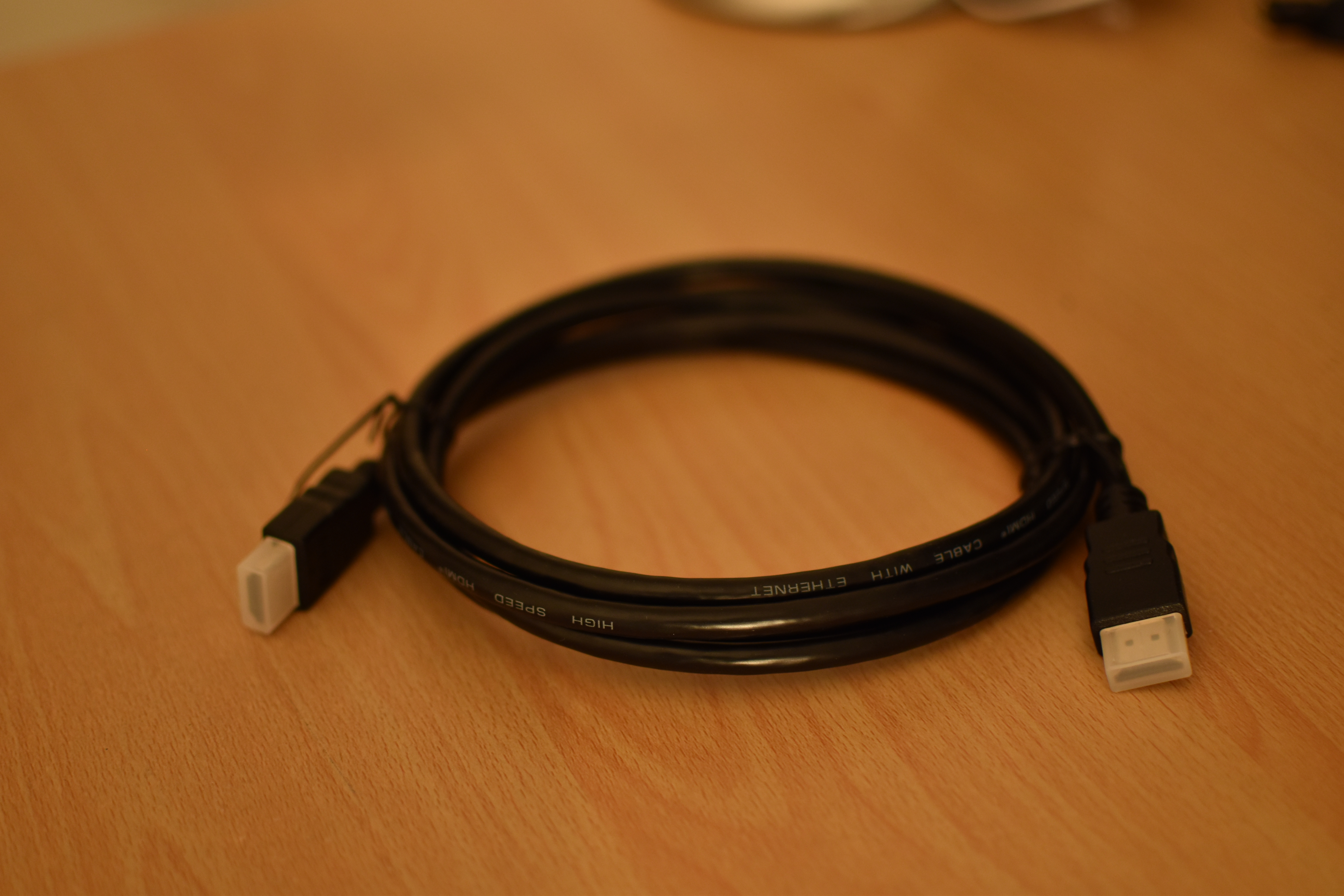 Picture of the HDMI cable