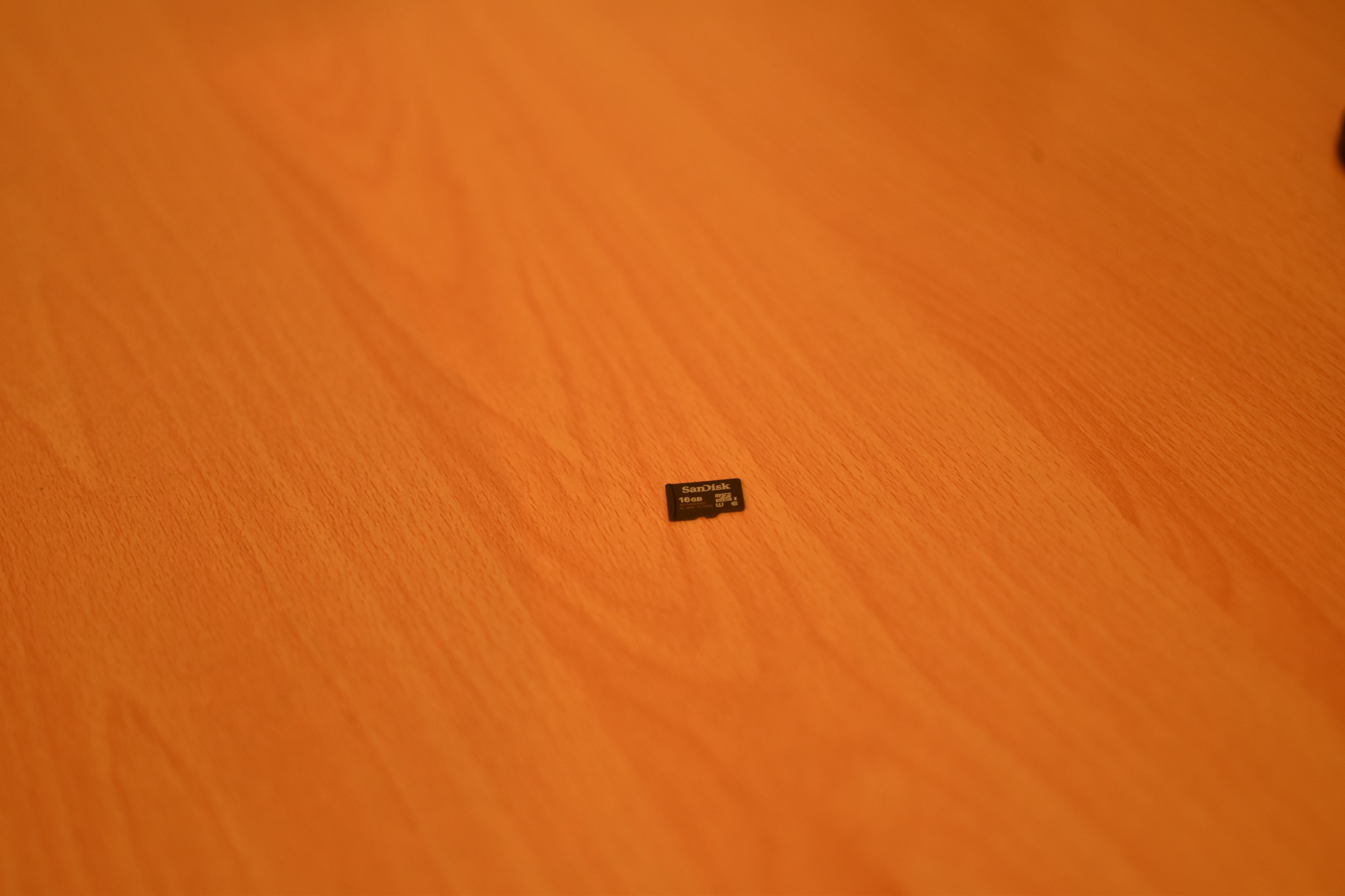 Picture of the Micro SD card